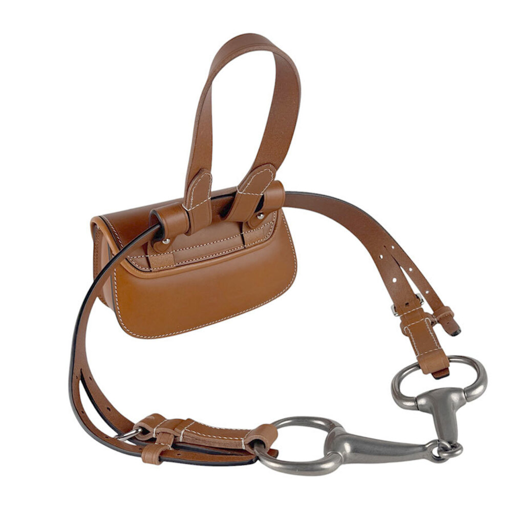GUCCI Brown Leather Bamboo Fanny Pack - Picture 11 of 15